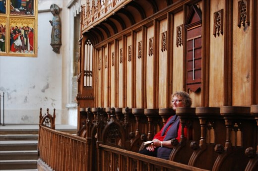 Celeste at St Jacobs Church Rothenburg
