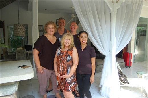 Us with Ketut at Esha Villas