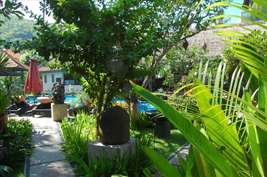 Gardens around the main pool