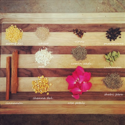 a glimpse of the beautiful components that go into this delicacy.