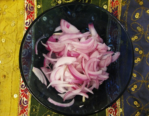 Salt the onions lightly before cooking