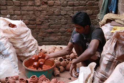 The art of making pots is so big that it even dwarfs the thoughts of life. Innocence lost to mud and clay is a part of being a member of the potter’s family, rest is all secondary to making pots.