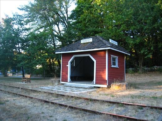 The old train station in Cowichan, now only cargo train come by a few times per month. Behind the station were homes for the workers who built the railroad, mostly Chinese.