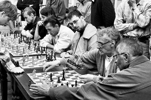 Chess competition at St. John's festival in Poznań