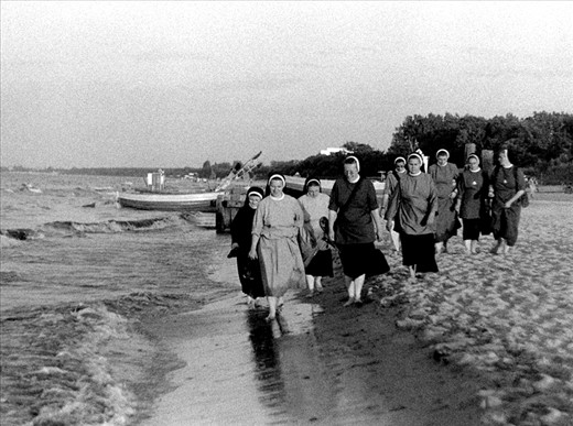 Nuns at the seaside