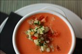 A colorful dish served frequently in the region: Gazpacho Andaluz: by pomegranatekat, Views[429]
