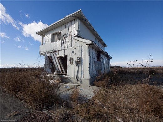 This is one of the few remaining houses. I'm not sure why it survived.