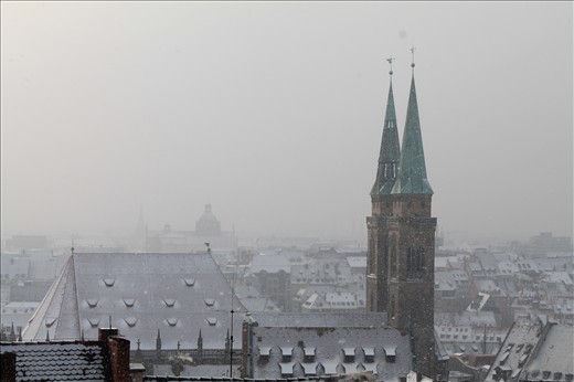 Looking over Nurnburg, from the Imperial Castle.