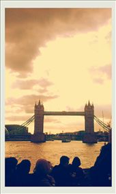 The sun-washed Tower Bridge in London: by potpourriandhistory, Views[299]