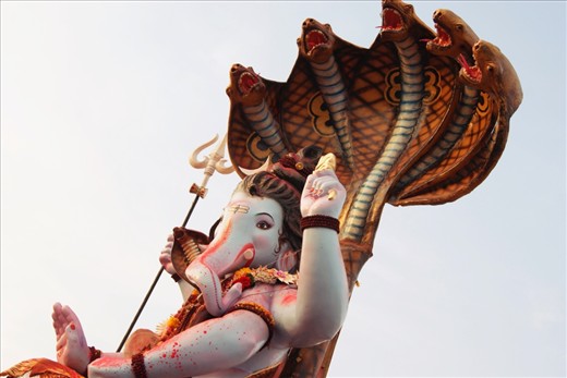 Lord Ganesha, the destroyer of all evil. 