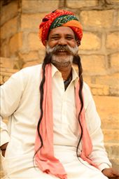 A long beard man sitting and laughing while I was capturing him. : by prashant30, Views[486]