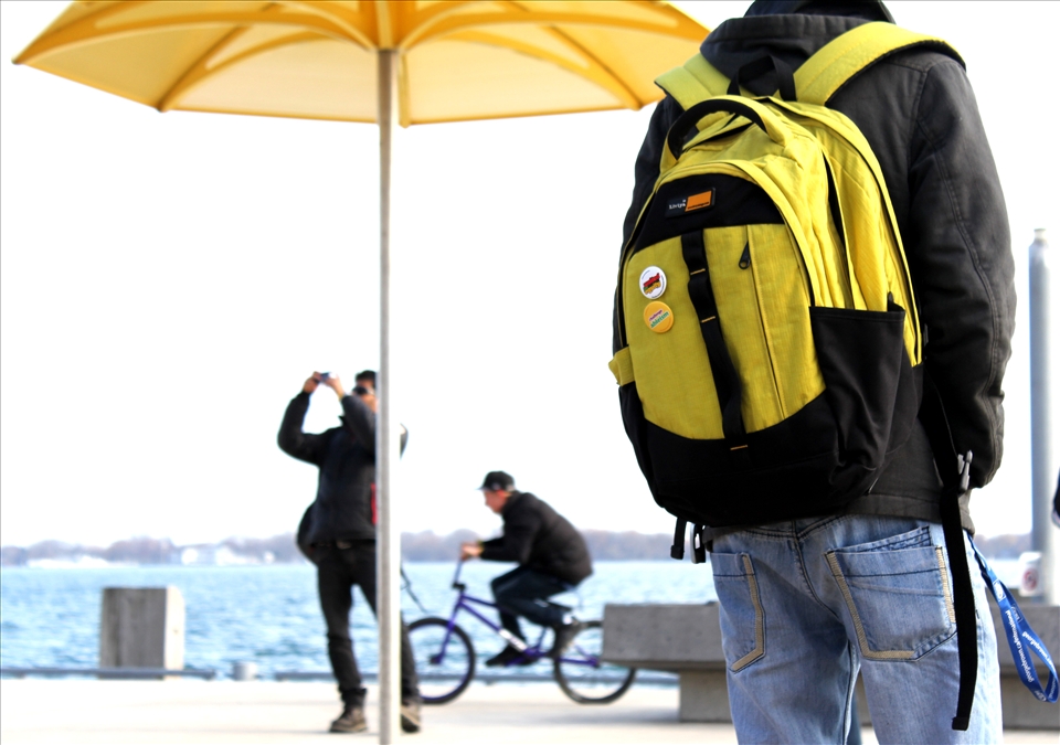 While some capture the moments, some just wander off as travelers.