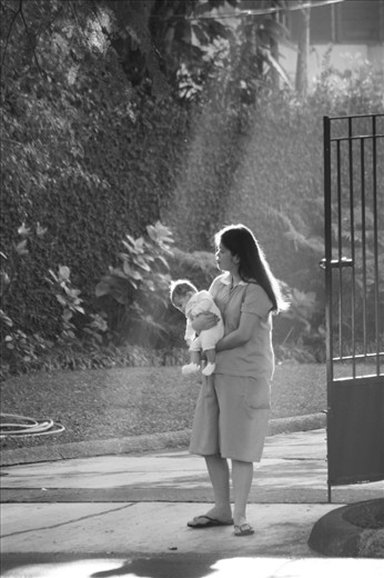 Morning dew for the baby