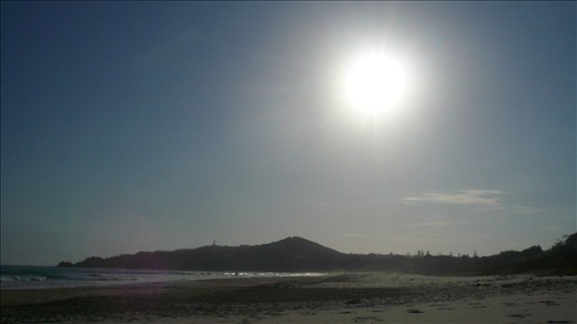 early morning after the solar eclipse