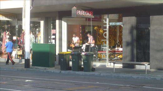 st kilda shiny  hairdresser