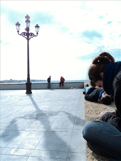 The next day... Rest at the seaside