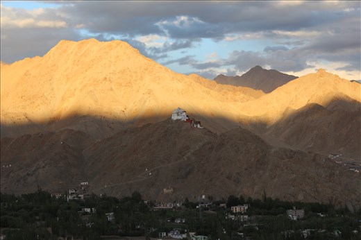 Sunset at Shanti Stupa, Leh