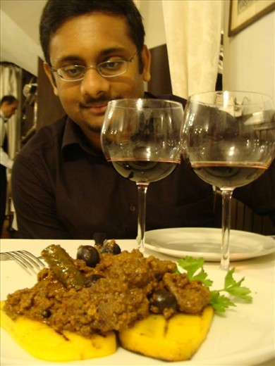 The husband aka Asterix fan gets his hands on 'wild boar' in Italy. The closest we've come to real 'game' so far 