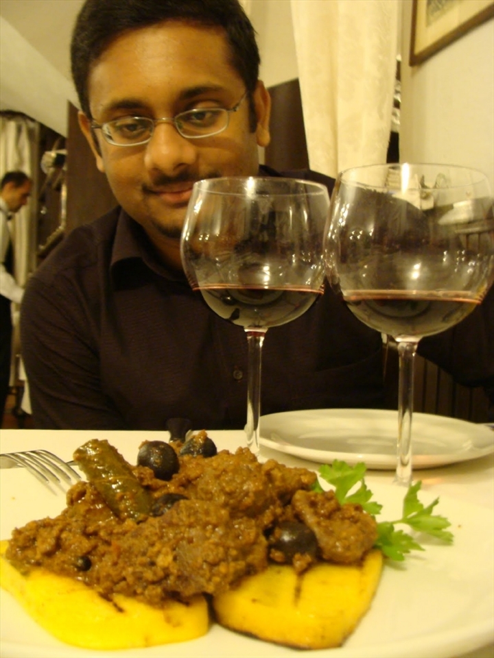 The husband aka Asterix fan gets his hands on 'wild boar' in Italy. The closest we've come to real 'game' so far 