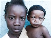 Mother and son pose before the regular check-up at the Shada Clinic: by proimos, Views[379]