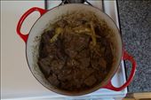After cooking for two and a half hours, Beef Rendang gains a rich, brown color.: by projectdinnerparty, Views[253]