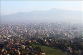The morning mist rises over Kathmandu en route to Lukla to begin the trek.: by provisevans, Views[460]