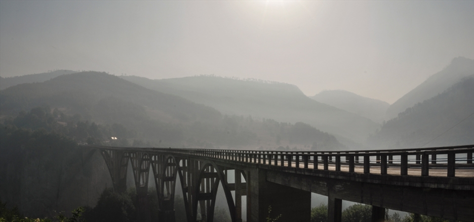Just south of Pljevlja is the Đurđevića Tara Bridge, a famous bridge spanning the Tara river. The Tara river canyon is the largest in Europe and the second largest in the world. White water rafting on the crystal clear waters below is already a popular activity, as is bungee jumping from the bridge. Shot during a summer forest fire, the beautiful bridge represents the massive potential for Pljevlja to use its natural resources in a different way - for sustainable eco-tourism.