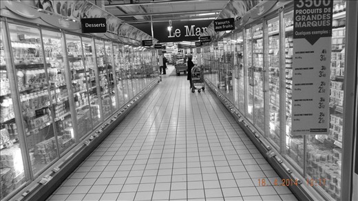 in France there are a minimum of two blocks for only yugurth in some supermarket of little city  !

and a minimum of 30 % of family have two cars with 4 places and 7% have 