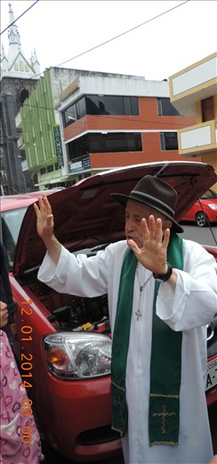 Here religion is very important , even cars are object of benediction , you can see plenty people who want deliberatly and inconditionnaly benediction their cars !