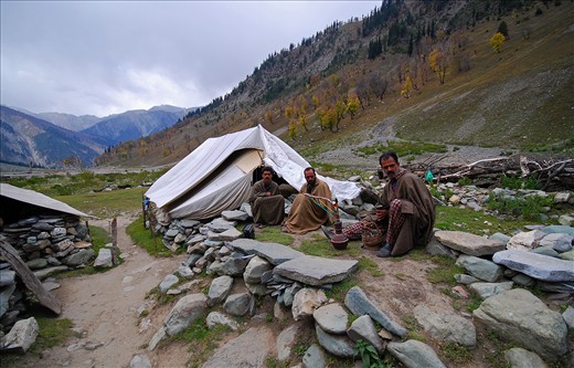 In the mountains of Kashmir