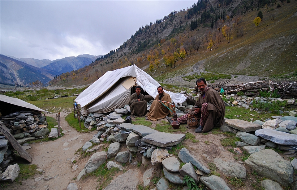 In the mountains of Kashmir