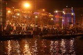 The pearl necklace of the Ganges:
As evening prayers commence people flock the beautifully lit up ghats on foot and by water. The intensity of the prayers creates a mesmerizing resonance.: by purneshdev, Views[556]