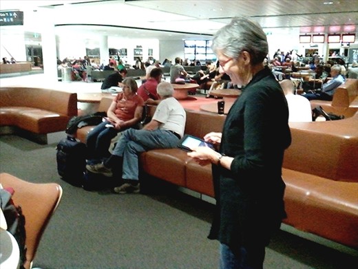 Departure gate Brisbane airport