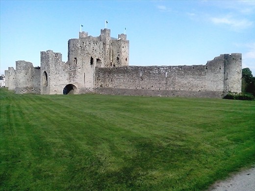 Walled castle in Trim