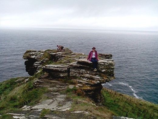 Slate type rock. We have seen this everywhere since we arrived.