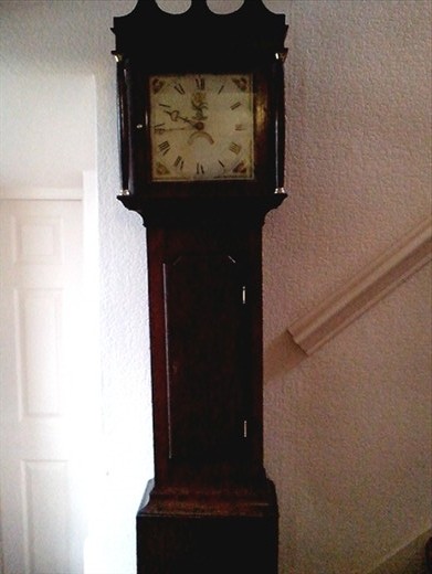 The offending grandfather clock! Chimed on the hour all night long.