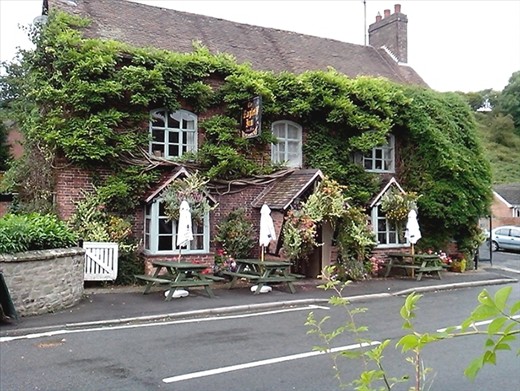 Church Stratton. Tea stop.