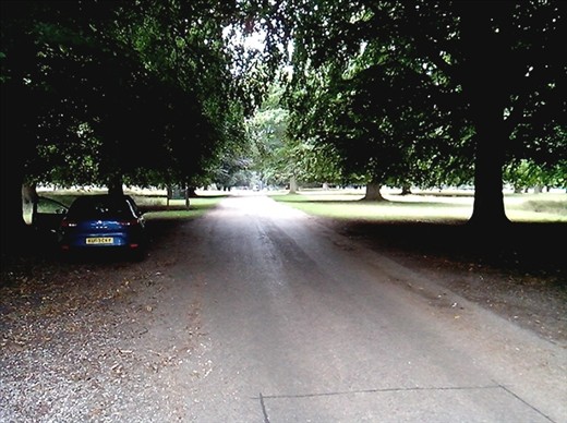Drive into Holkham House