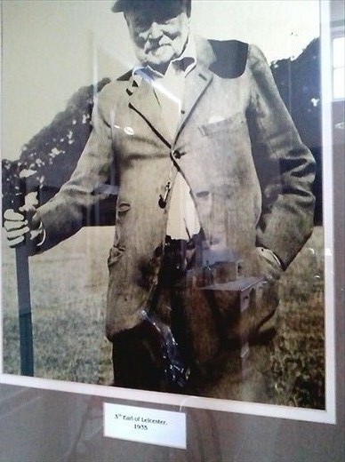 3rd Earl of Leicester. Dressed to