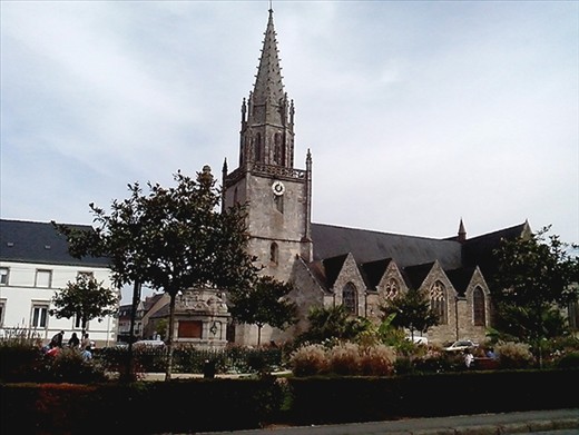 Pretty church Pontivy. 