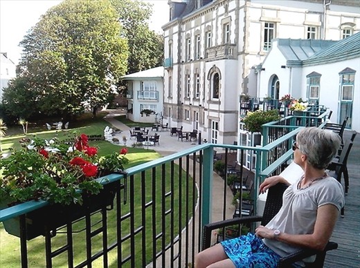 Hotel Relais du Silence.  I'm not sure if it's because we're the only customers, but, yes it is quiet.