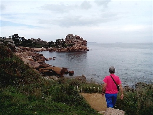 Pink rocks near Ploumanac'h