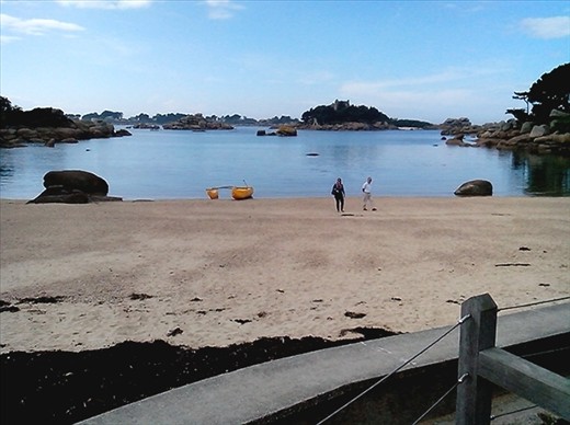 Film set?  Actually it was.  Just out of shot, what looked like a car commercial was being filmed, as we sat and drank coffee on the deck.