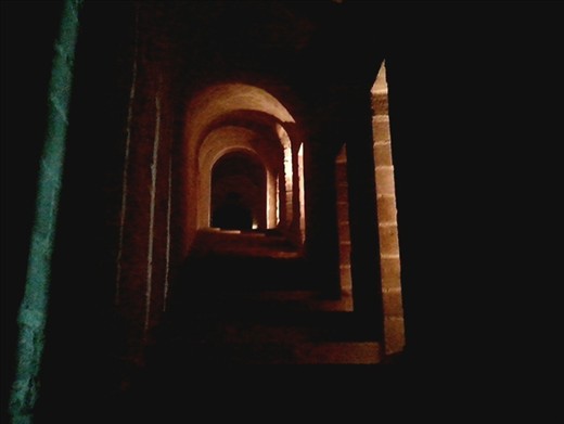 Inside the Abbey.  Some of these rooms were built in the 10th century