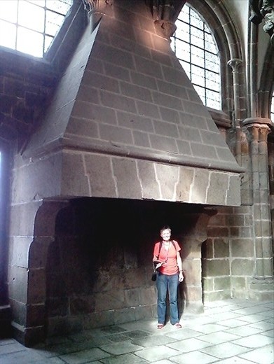 Huge fireplaces throughout the Abbey. What they used for fuel?  I'm sure there were some very busy monks collecting it, in between the prayer sessions