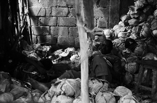 A candid shot of one of the locals of the slum.