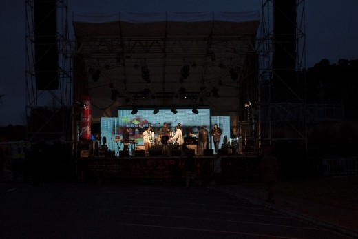 The last minute preparations and checks before the celebrations start