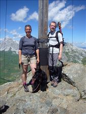 Rachel, Hilda and I on the summit of the Reidkopf: by rachelsimonanddog, Views[550]