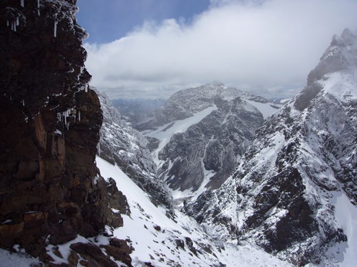 The view from the descent from Piz Buin