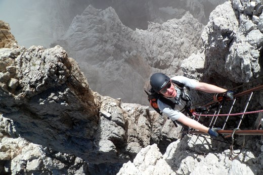 Somewhere else en route during my via ferrata 